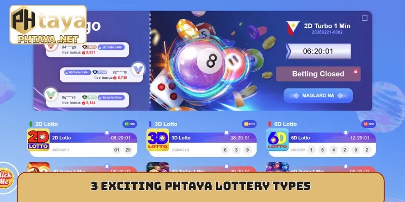 3 exciting Phtaya lottery types