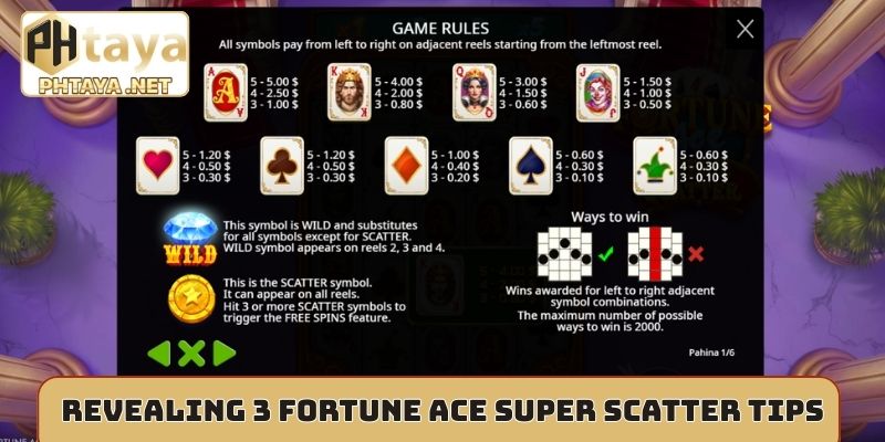 Revealing 3 fortune ace super scatter tips
