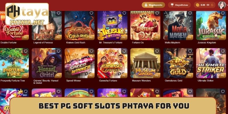 Best PG soft slots Phtaya for you