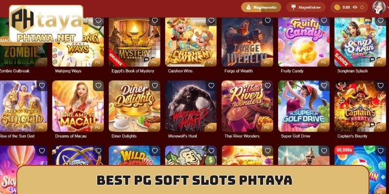 Best PG soft slots Phtaya