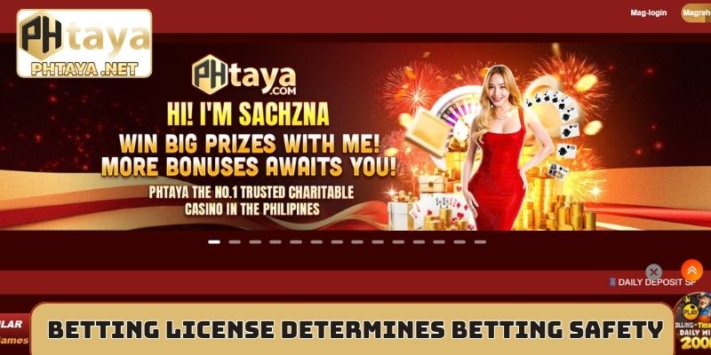 Betting license determines betting safety