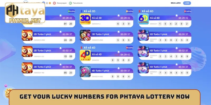 Get your Lucky Numbers for Phtaya lottery now