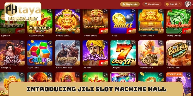 Introducing JILI slot machine hall