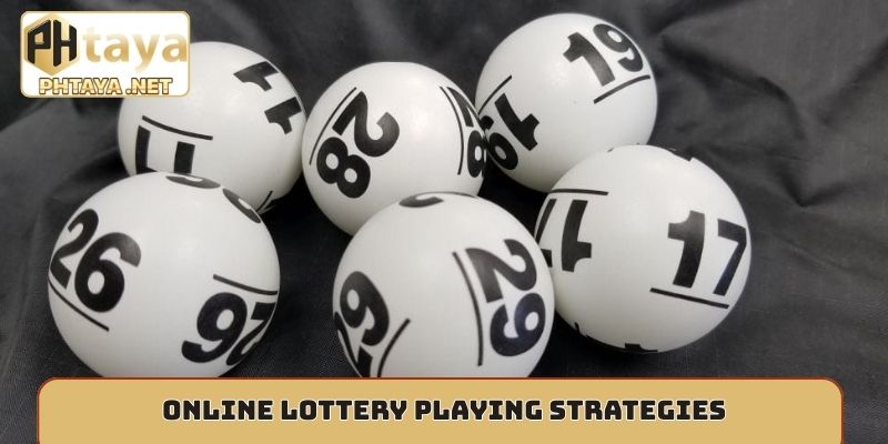 Online lottery playing strategies