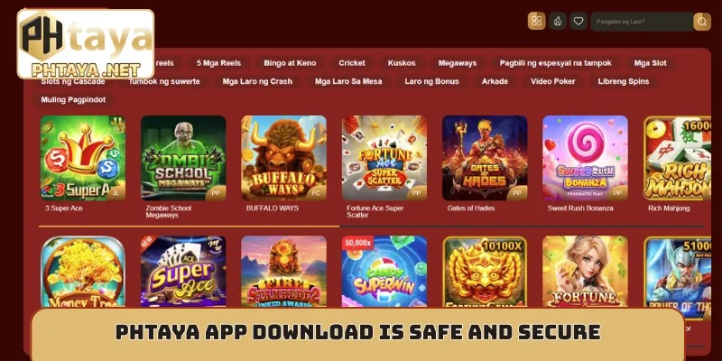 Phtaya app download is safe and secure