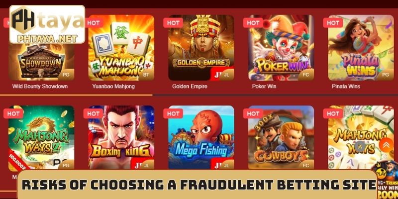 Risks of choosing a fraudulent betting site