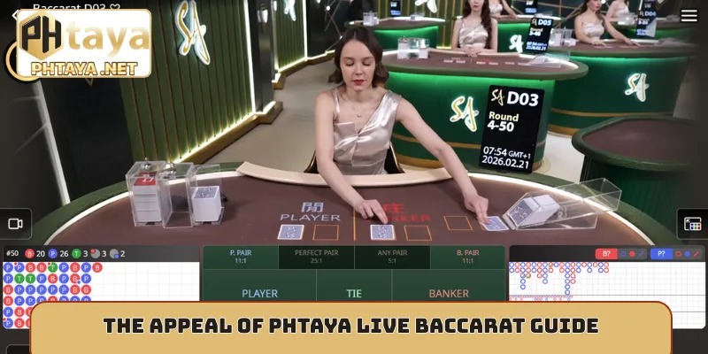 The appeal of Phtaya Live Baccarat guide