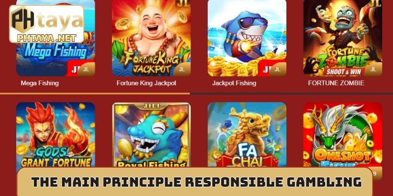 The main principle of responsible gambling