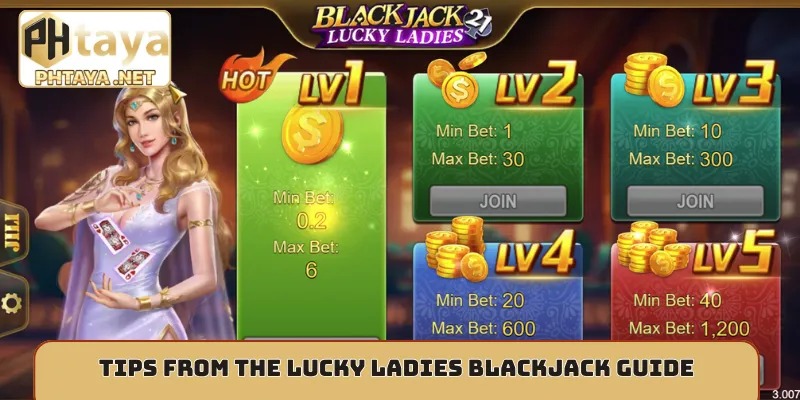 Tips from the Lucky Ladies Blackjack guide