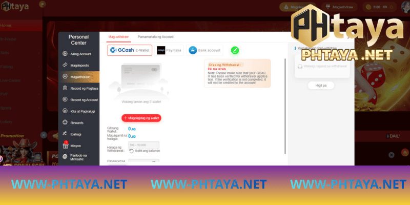 Banks that support PHTAYA top-up